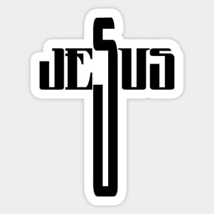 Christian Cross | Jesus Christ | Way of The Cross Sticker